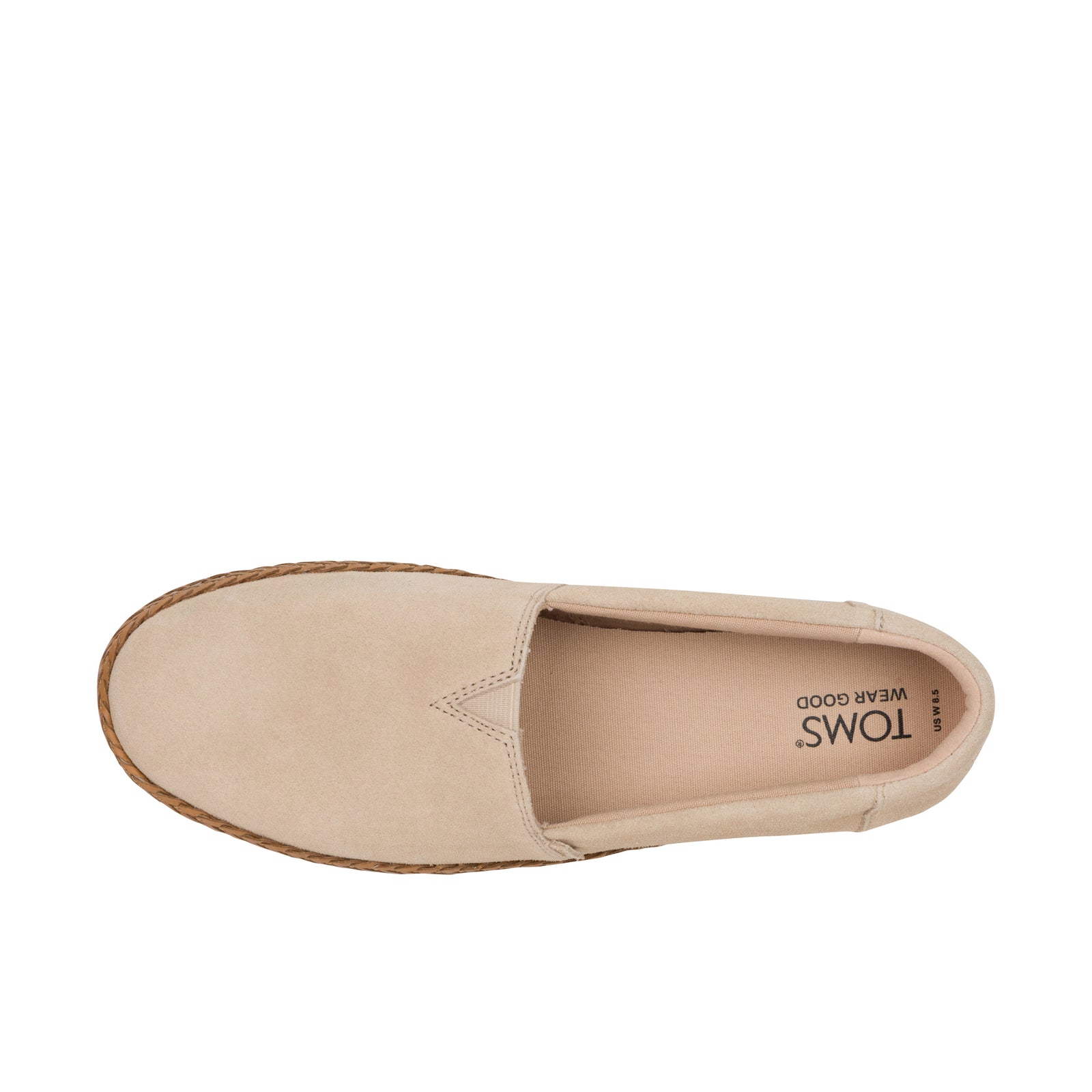 Toms nubuck espadrilles new arrivals