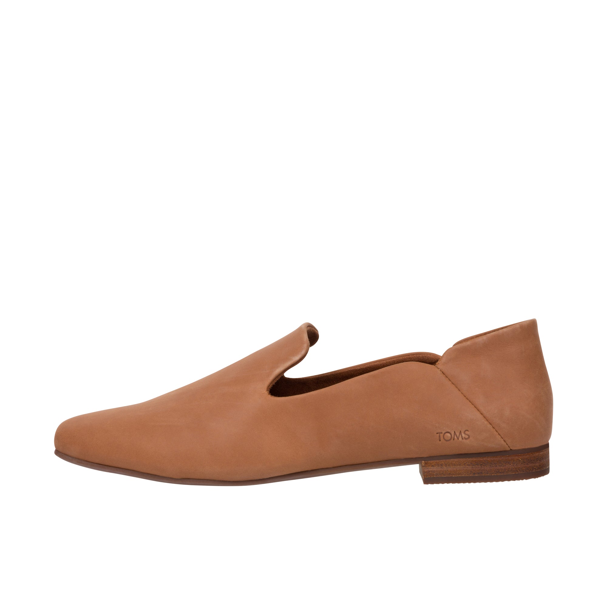 TOMS Womens Lara Flat Brown Sugar Leather Robert Wayne