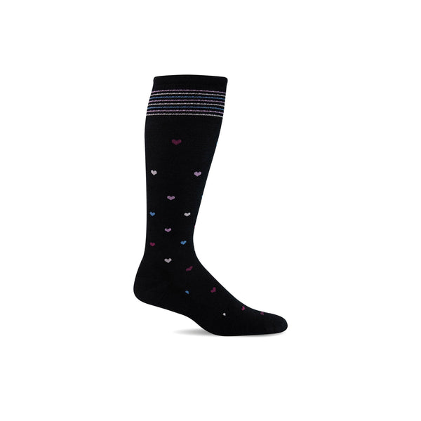 Sockwell Womens Full Heart Black