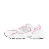 New Balance 530 White/Pink Sugar/Silver Metallic Thumbnail 2