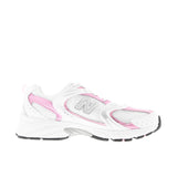 New Balance 530 White/Pink Sugar/Silver Metallic Thumbnail 3