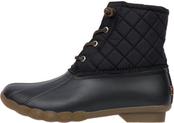 Sperry Womens Saltwater Nylon Quilted Black