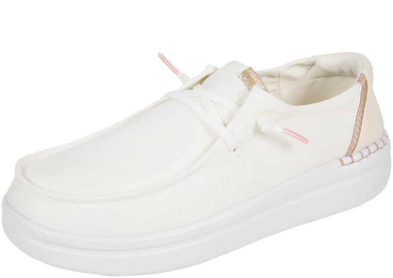 Hey Dude Womens Wendy Rise Spark/White