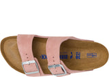 Birkenstock Womens Arizona Soft Footbed Suede Pink Clay Thumbnail 4