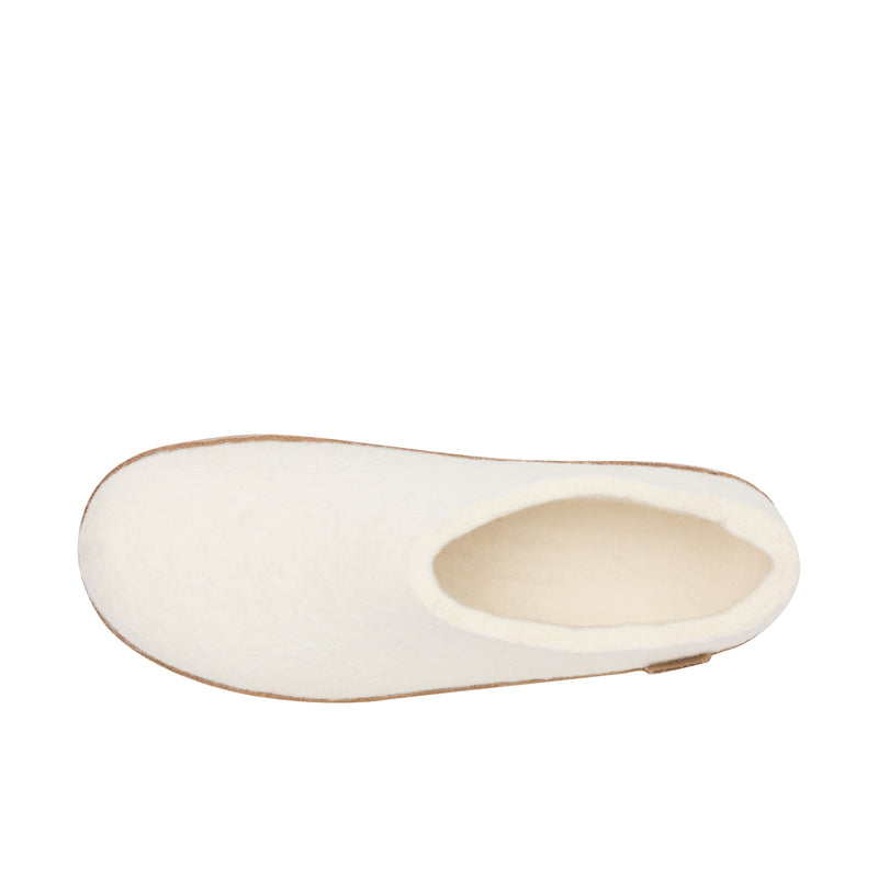 Glerups The Shoe Leather Sole White